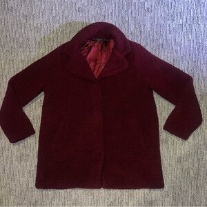 Stoosh Deep Red Teddy Jacket